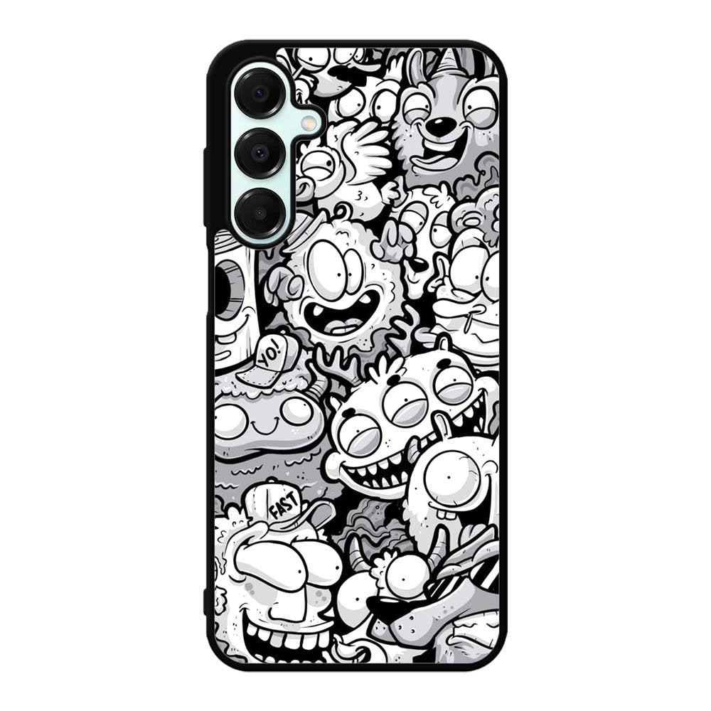 Doodle Art Cartoon Samsung Galaxy A16 Case OV4746