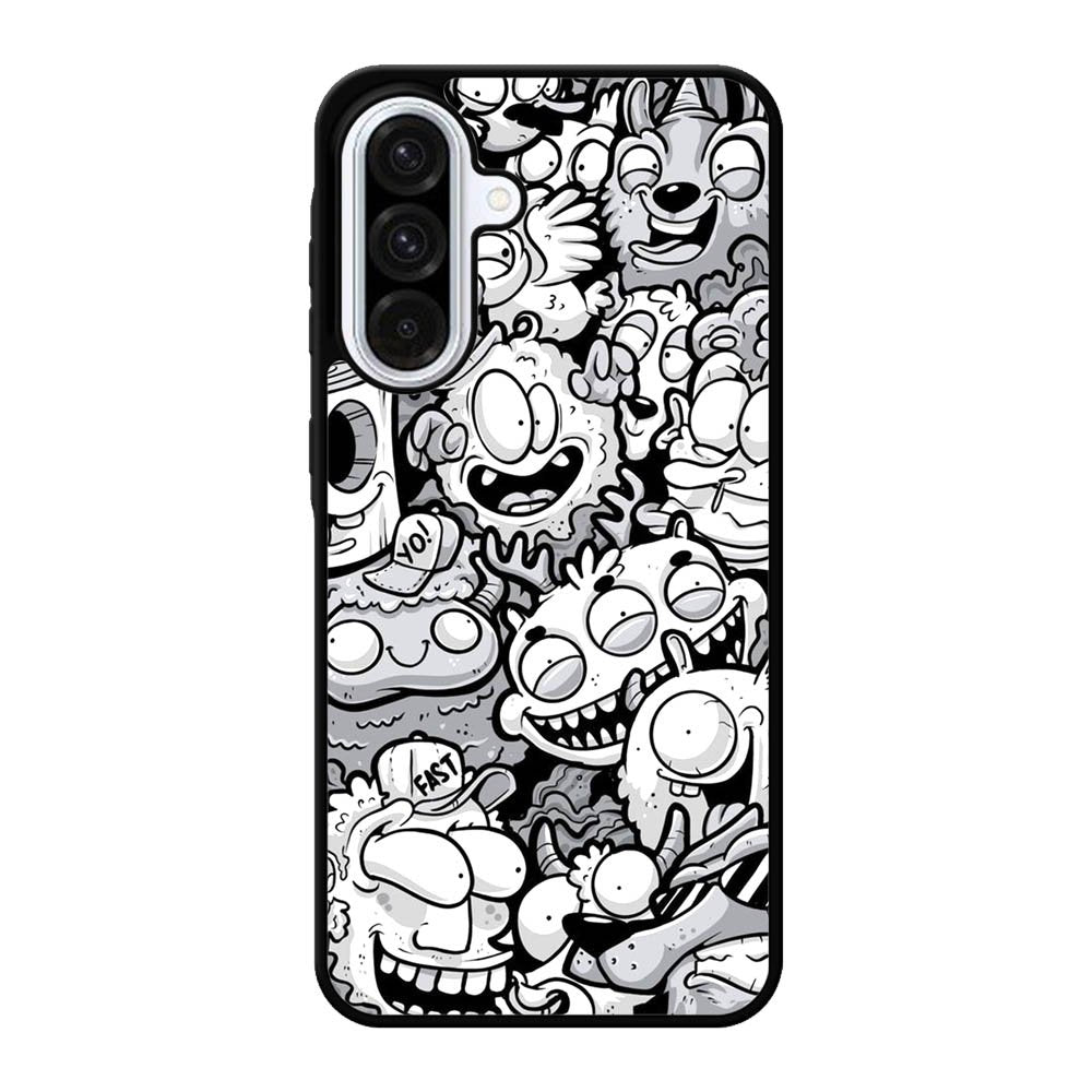 Doodle Art Cartoon Samsung Galaxy A56 Case OV4746