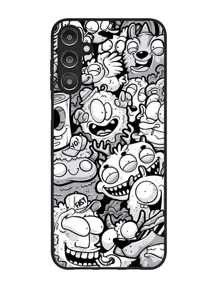Doodle Art Cartoon Samsung Galaxy A14 5G Case