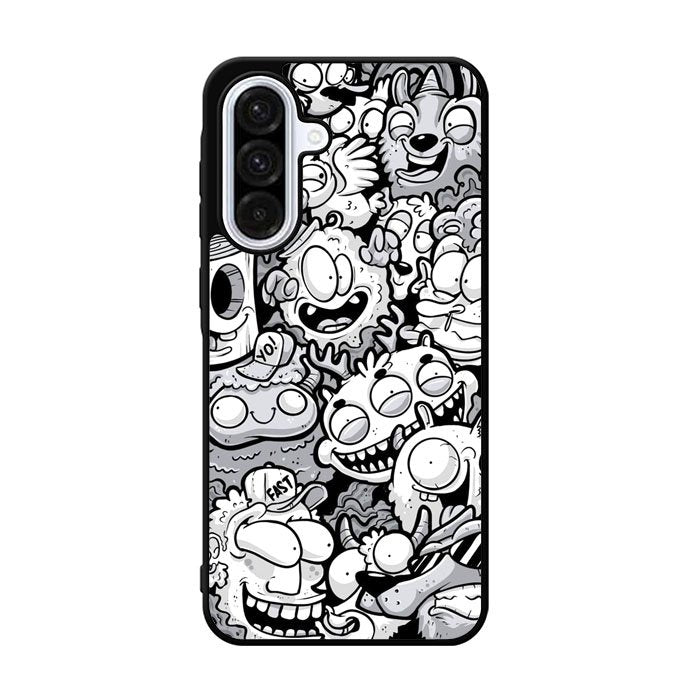 Doodle Art Cartoon Samsung Galaxy A36 Case OV7820