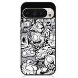 Doodle Art Cartoon Google Pixel 9 | Pixel 9 Pro Case