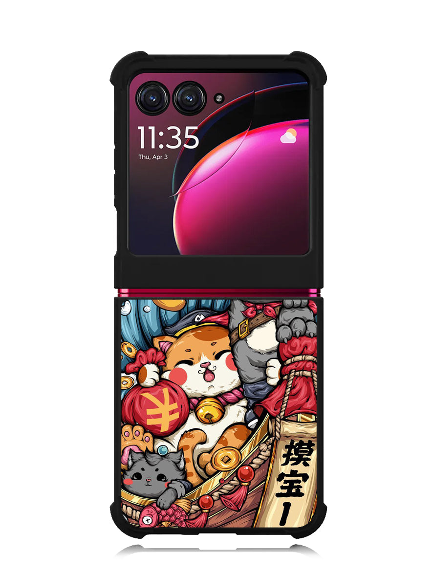 Cat Art Motorola Moto Razr Plus 2023 , Moto Razr+ 2023 Case OV10344