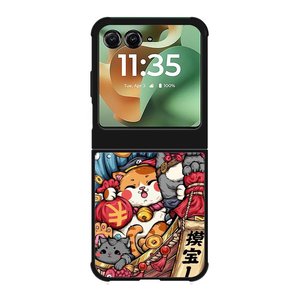 Cat Art Motorola Moto RAZR 2025 Case OV10344