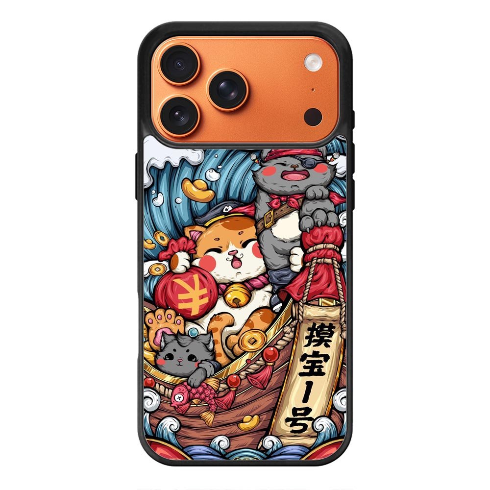 Cat Art iPhone 17 Pro Max Case OV10344