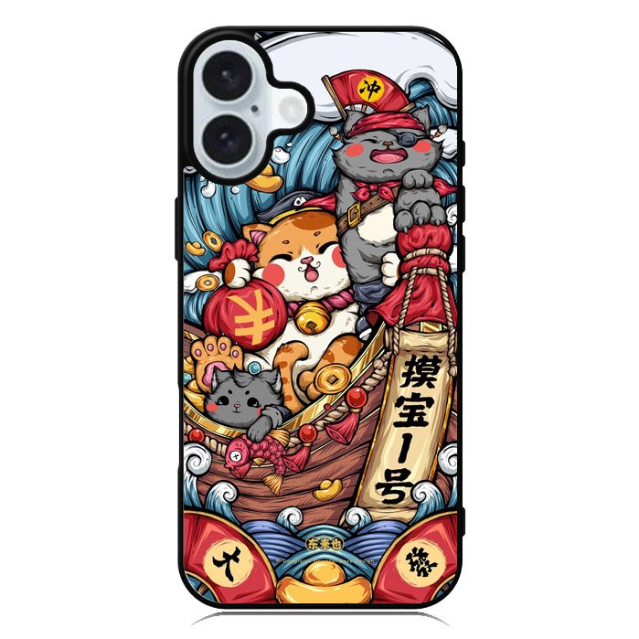 Cat Art iPhone 16 Case QC10344