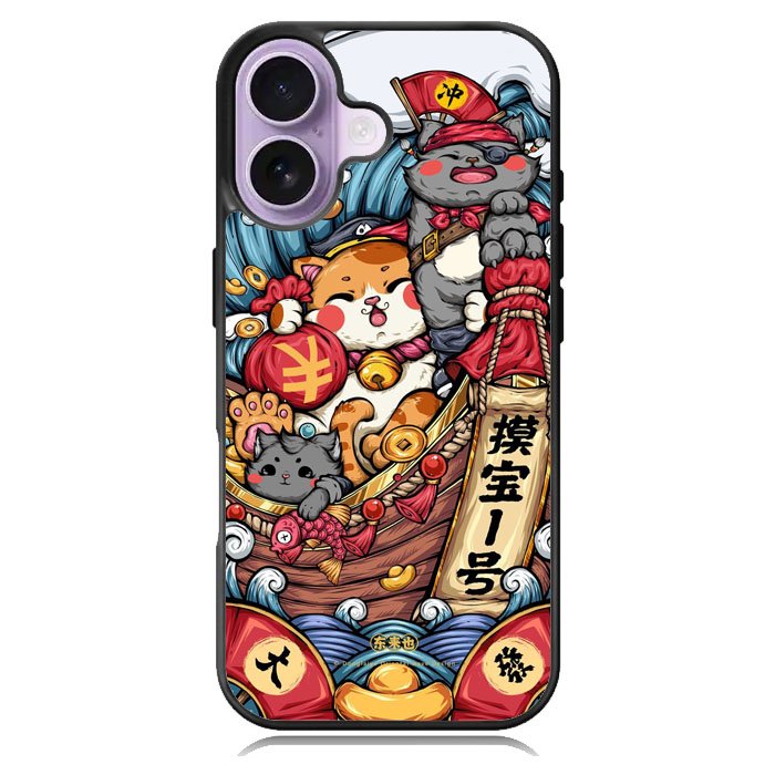 Cat Art iPhone 17 Case OV10344