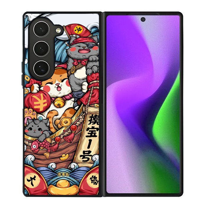 Cat Art Samsung Galaxy Z Fold 6 5G 2024 Case OV10344