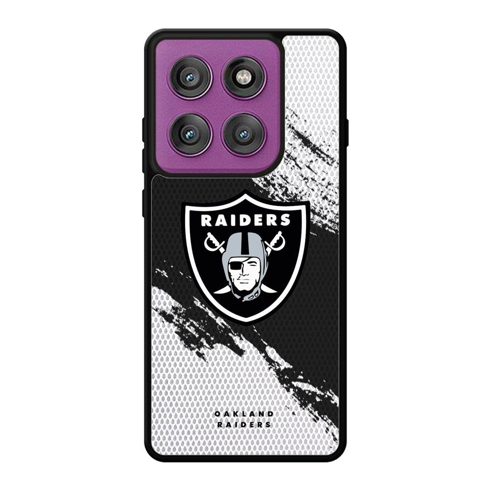 Oakland Raiders Motorola Moto Edge 60 Pro Case QC10301