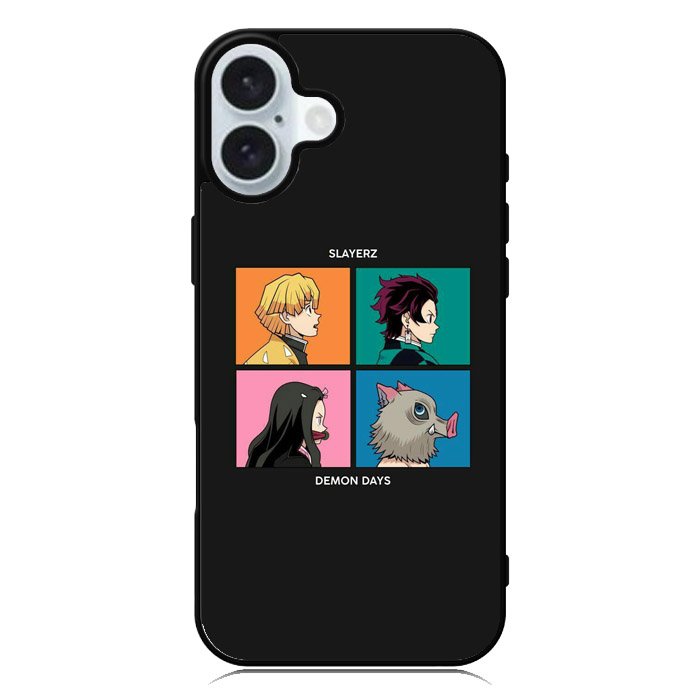 Nezuko Tanjiro Demon Slayer iPhone 16 Case QC10299