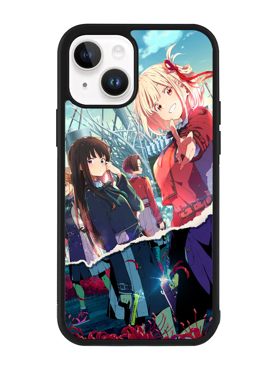 Lycoris Recoil Anime iPhone 14 Case QC10263