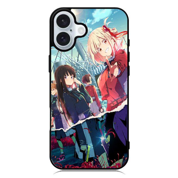 Lycoris Recoil Anime iPhone 16 Case QC10263