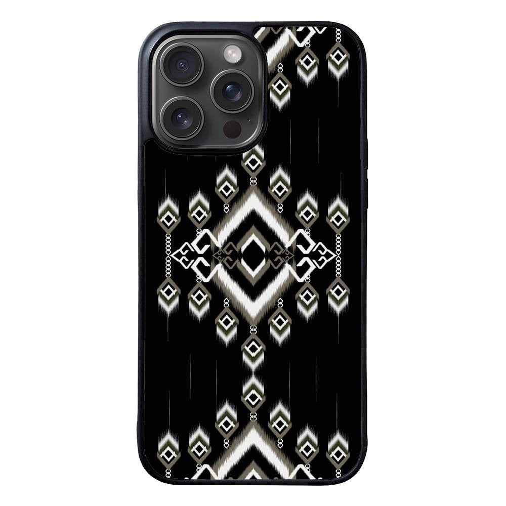Black Geometric FLF0539 iPhone 15 Pro Max Case