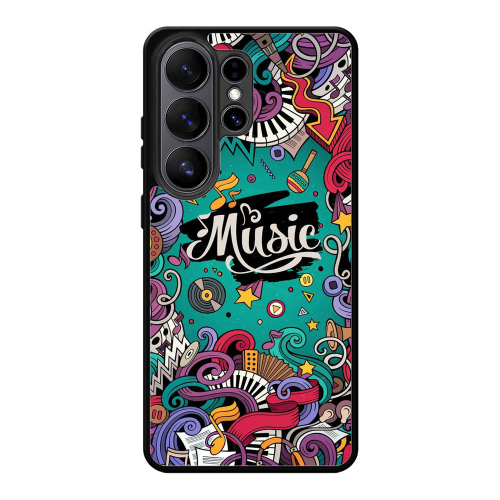 Music Art Samsung Galaxy S26 Ultra Case OV9381