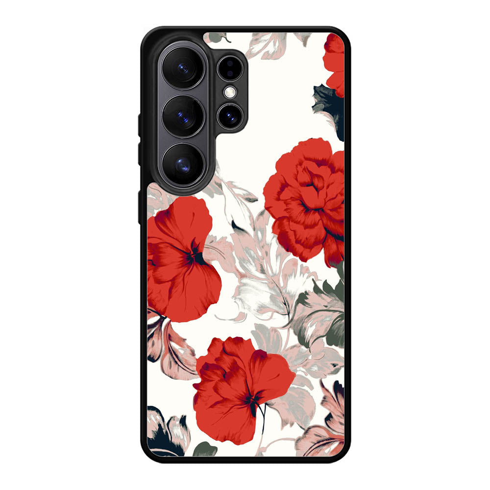 Big Red Peony Samsung Galaxy S26 Ultra Case OV9317