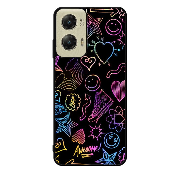 Neon Doodles Motorola Moto G Stylus 5G 2024 Case OV9467