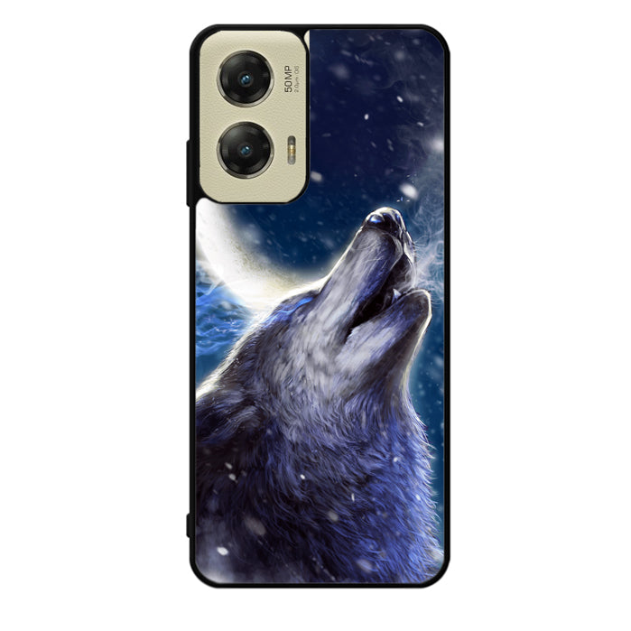 White Wolf Motorola Moto G Stylus 5G 2024 Case OV8672