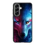 Wolf Art Blue Red Samsung Galaxy A37 Case QC8673
