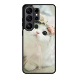 White Cat Samsung Galaxy S26 Ultra Case QC5735