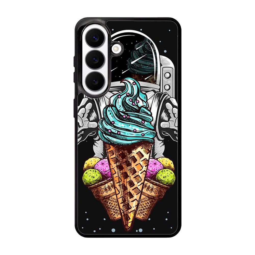 Funny Astronaut Ice Cream Samsung Galaxy S26 Case OV5916