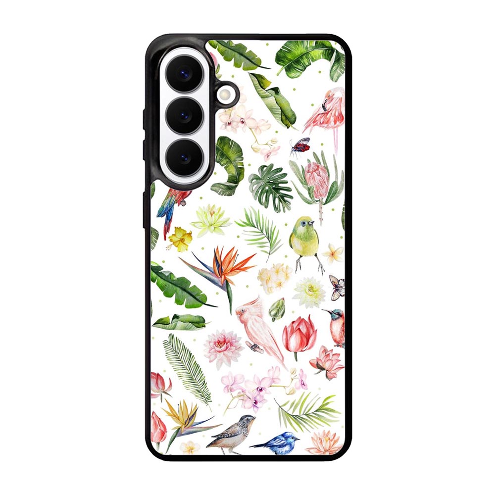 Bird Flowers Samsung Galaxy S26 Case OV5979