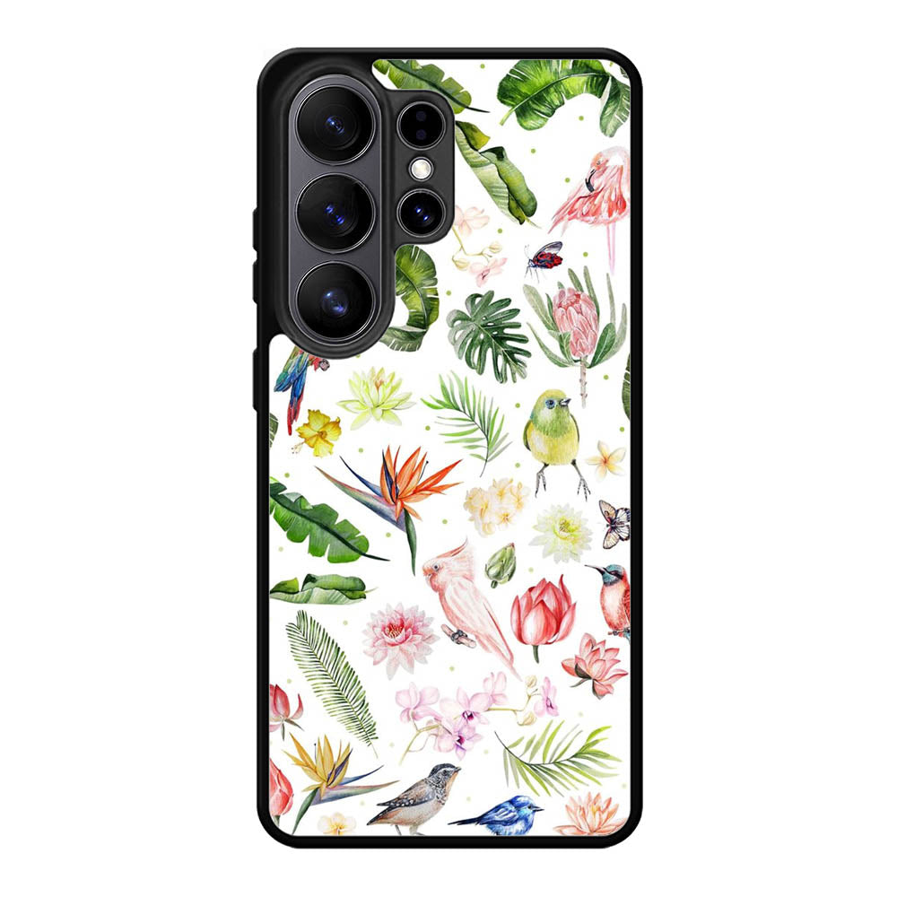 Bird Flowers Samsung Galaxy S26 Ultra Case OV5979