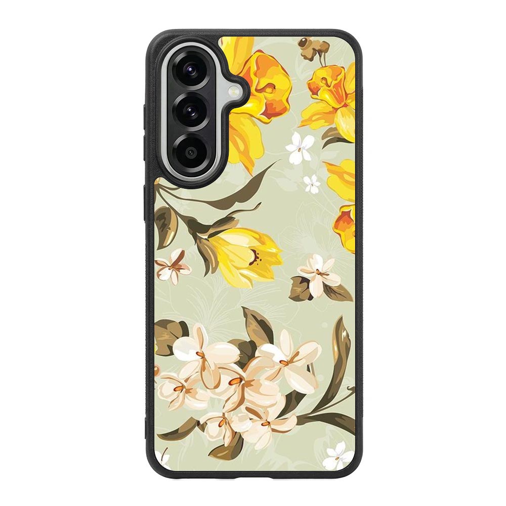 Vintage floral Samsung Galaxy A57 Case QC6044