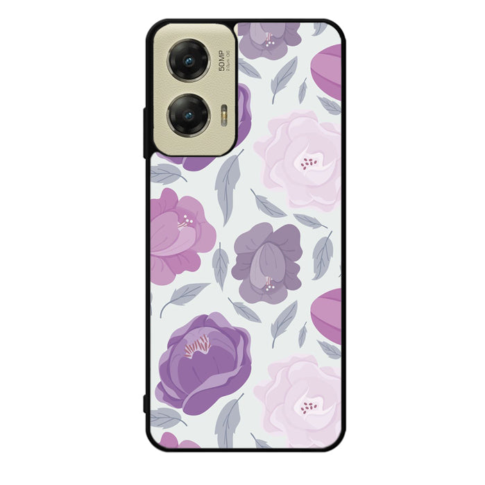 Floral Flower Purple Motorola Moto G Stylus 5G 2024 Case OV11089
