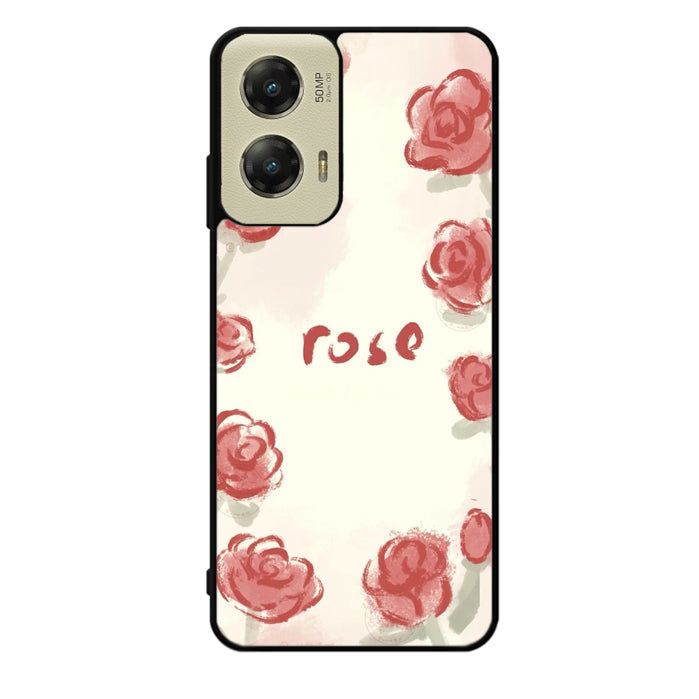 Rose Aesthetic Painting Motorola Moto G Stylus 5G 2024 Case OV11015