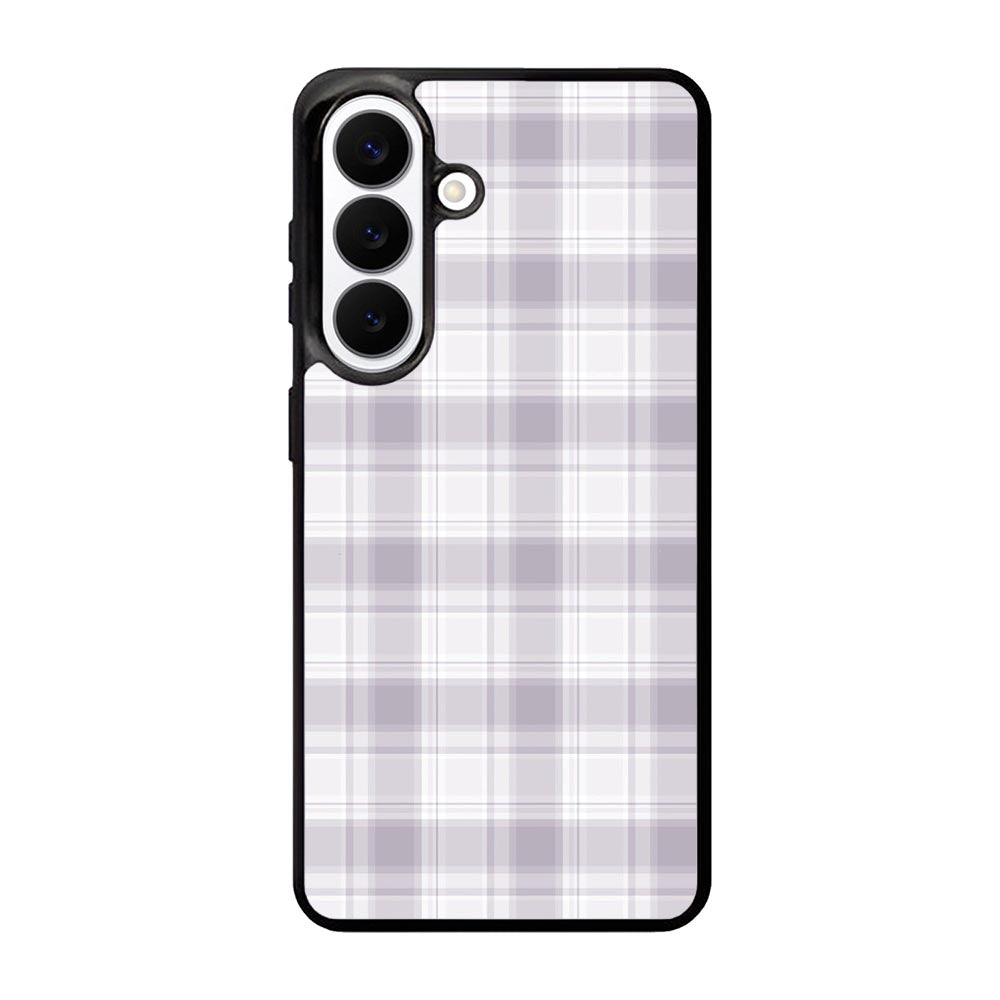 Grid Line Aesthetic Soft Purple Samsung Galaxy S26 Case OV11103