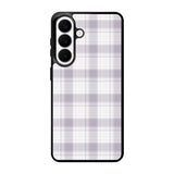 Grid Line Aesthetic Soft Purple Samsung Galaxy S26 Case OV11103