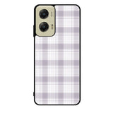 Grid Line Aesthetic Soft Purple Motorola Moto G Stylus 5G 2024 Case OV11103