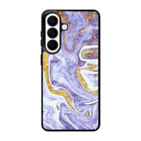 Beautifull Marble Purple and Gold Samsung Galaxy S26 Case OV11157