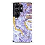 Beautifull Marble Purple and Gold Samsung Galaxy S26 Ultra Case OV11157