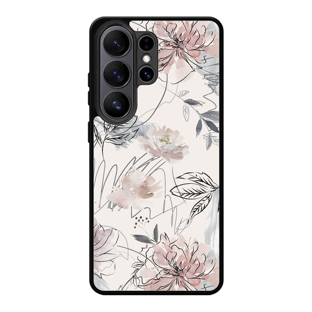 Aesthetic Floral Flower Samsung Galaxy S26 Ultra Case OV11137