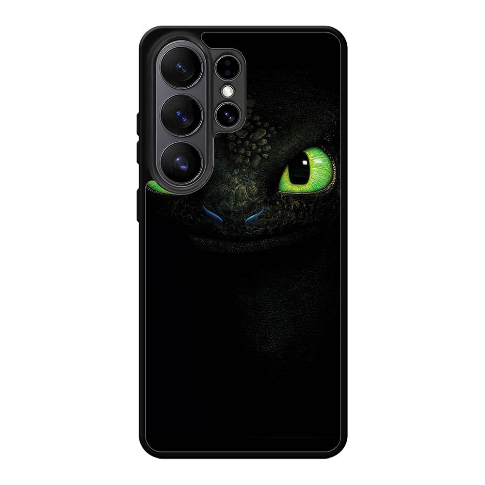 Toothless Green Eyes Samsung Galaxy S26 Ultra Case OV10946