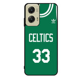 Celtics 33 Jersey Motorola Moto G Stylus 5G 2024 Case OV10915