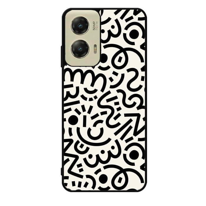 Abstract Doodle Motorola Moto G Stylus 5G 2024 Case OV10626
