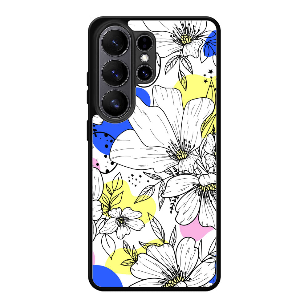 Floral Flower Color Samsung Galaxy S26 Ultra Case OV10565