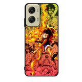 Fire Luffy One Piece Motorola Moto G Stylus 5G 2024 Case OV10563