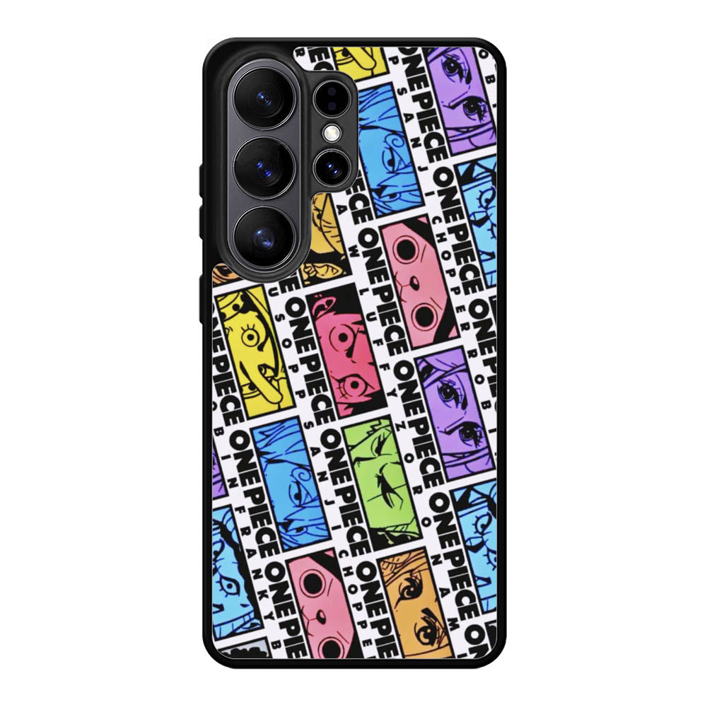 One Piece Sticker Face Samsung Galaxy S26 Ultra Case OV10530
