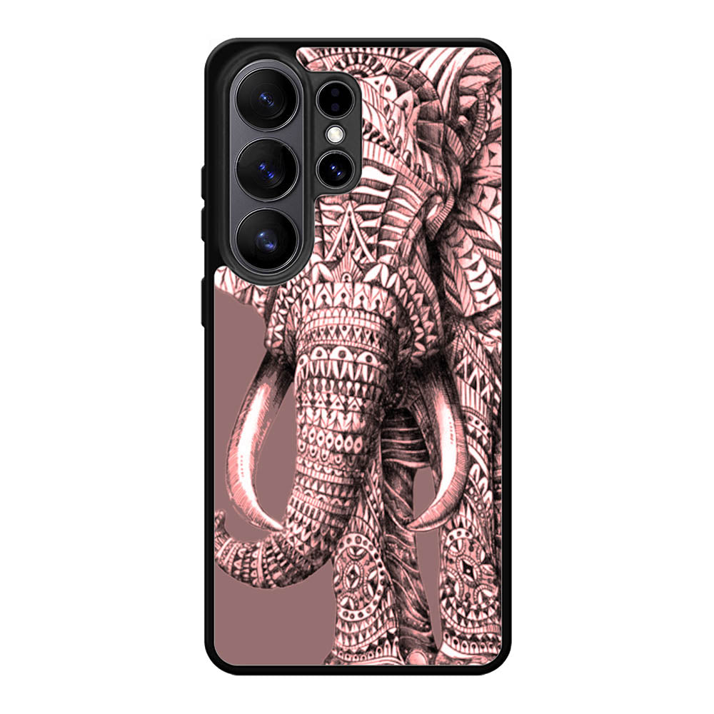 Aztec Elephants Samsung Galaxy S26 Ultra Case OV0216