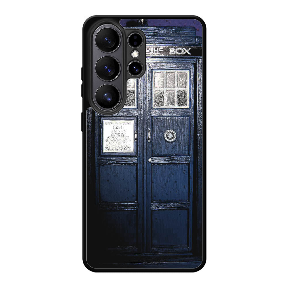 Dark Blue Tardis Doctor Who Toy Samsung Galaxy S26 Ultra Case