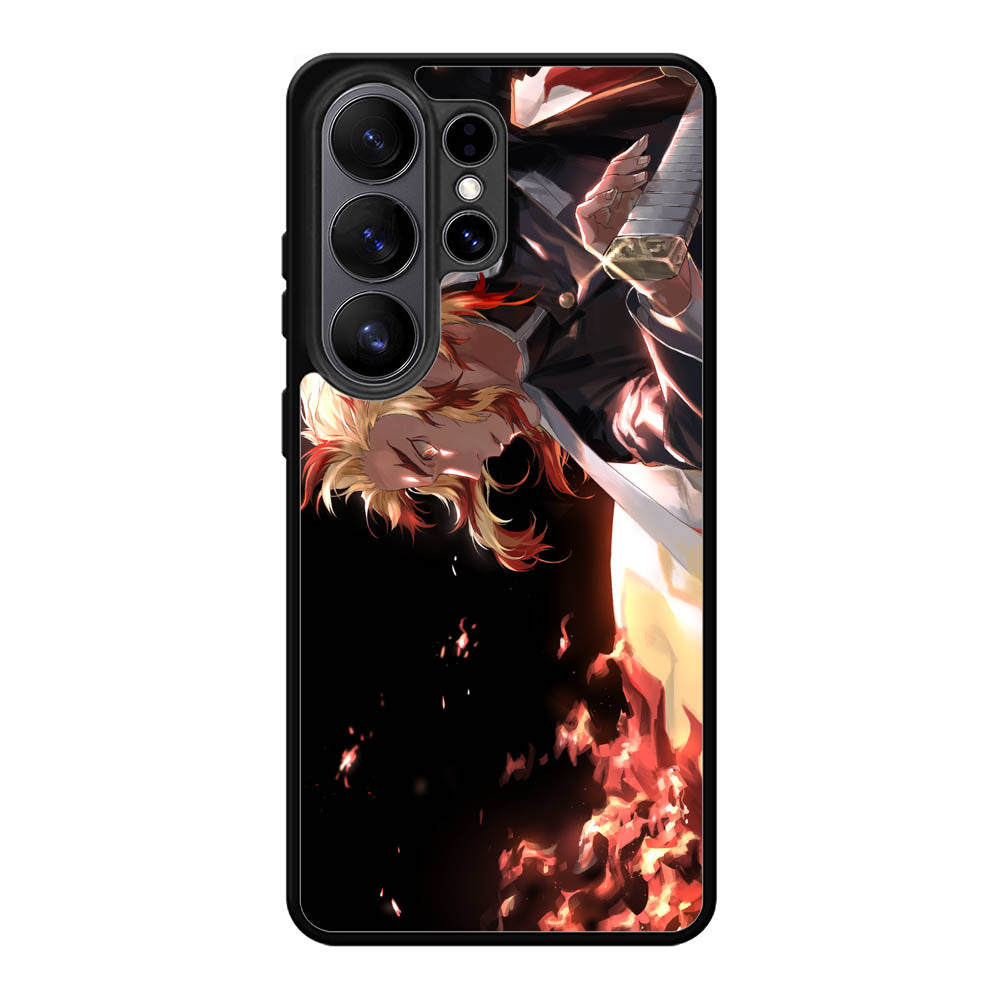 Flame Pillar Rengoku Kyoujurou Samsung Galaxy S26 Ultra Case OV0318