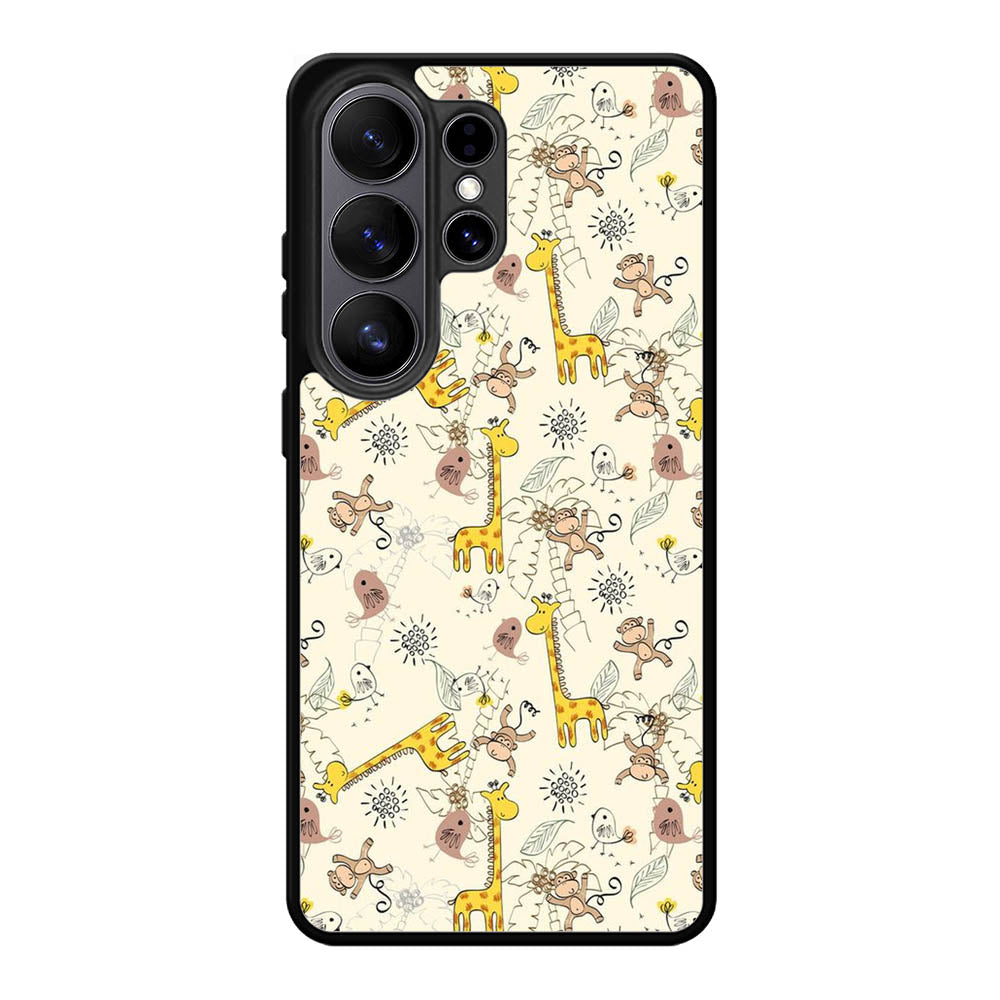 Friends of monkeys and giraffes Samsung Galaxy S26 Ultra Case QC0336