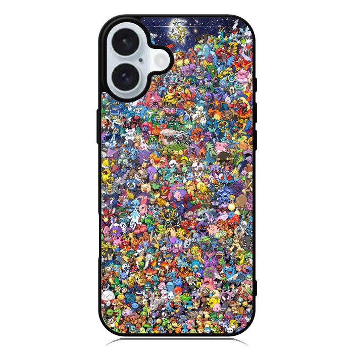 All Pokemon Character iPhone 16 Plus Case QC0411