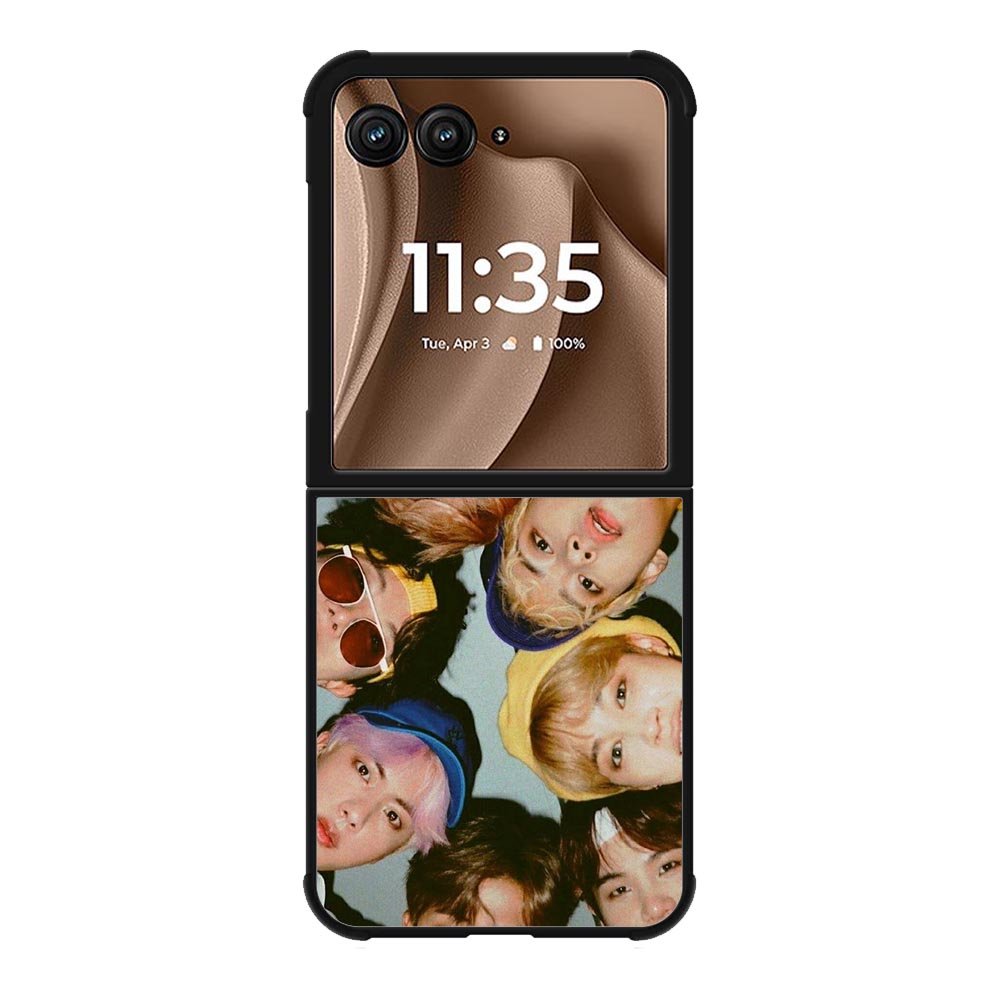 Bts Group Photo Aesthetic Motorola Moto RAZR Plus 2025 Case OV0414
