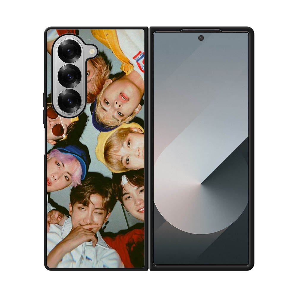 Bts Group Photo Aesthetic Samsung Galaxy Z Fold 7 5G Case QC0414