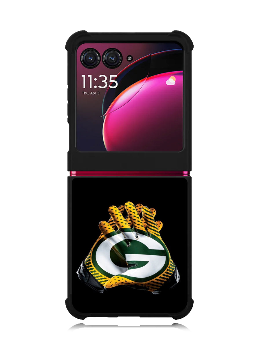 Greenbay Packers Gloves Motorola Moto Razr Plus 2023 , Moto Razr+ 2023 Case OV0433