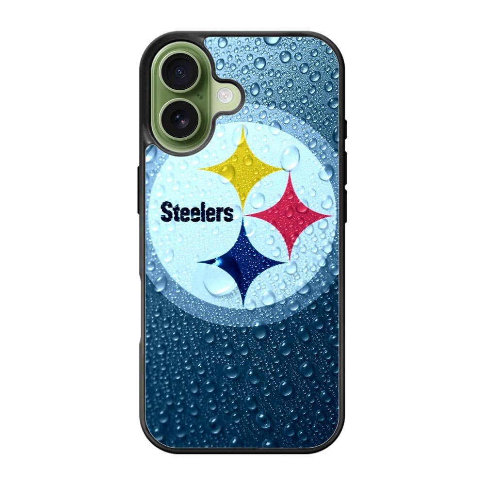 Steelers Logo Water iPhone 17 Case QC2375