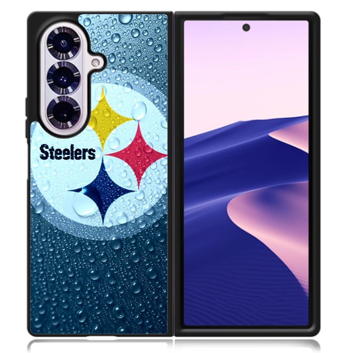 Steelers Logo Water Samsung Galaxy Z Fold 7 Case OV2375